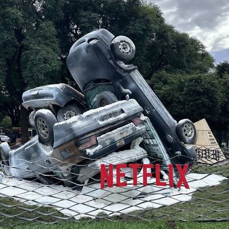 El Eternauta: las instalaciones en el Ecoparque y otros puntos de la CABA. Foto: Netflix