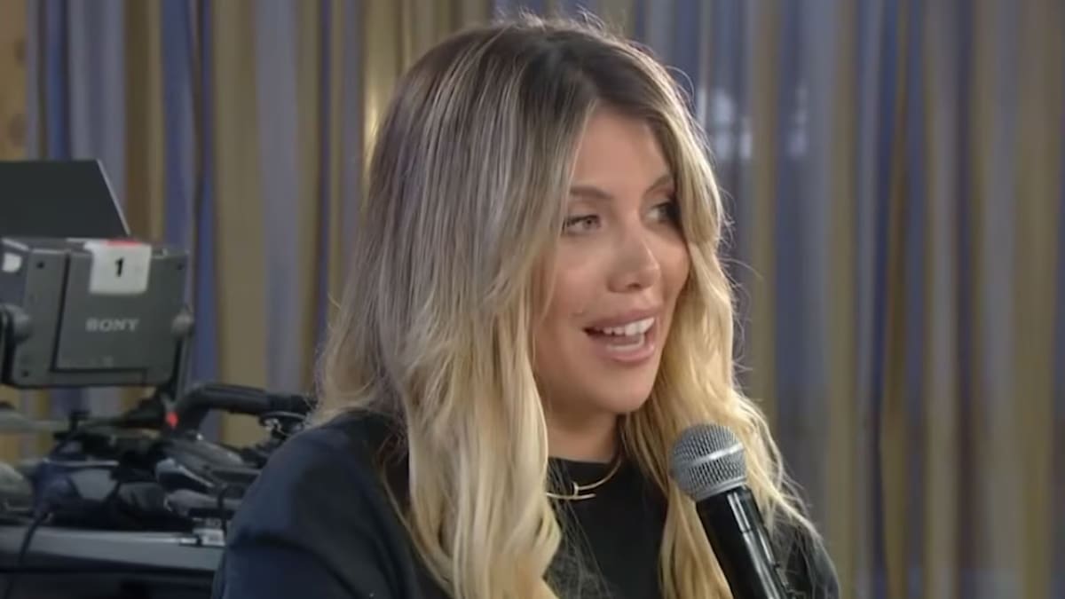 Wanda Nara acompañó a L-Gante a la mesa de Mirtha Legrand. Foto: captura eltrece.