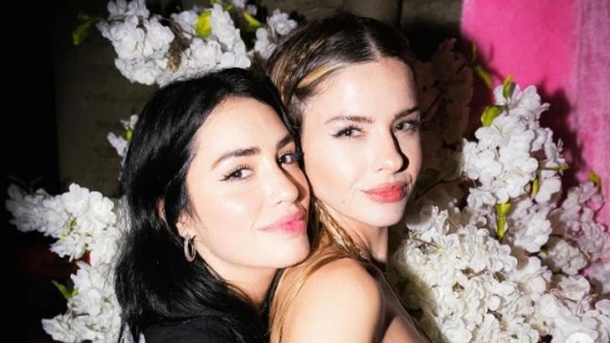 Lali Espósito y la China Suárez. Foto: X.