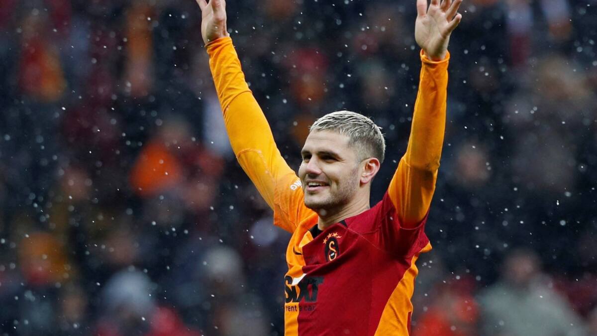 Mauro Icardi, futbolista. Foto: Reuters