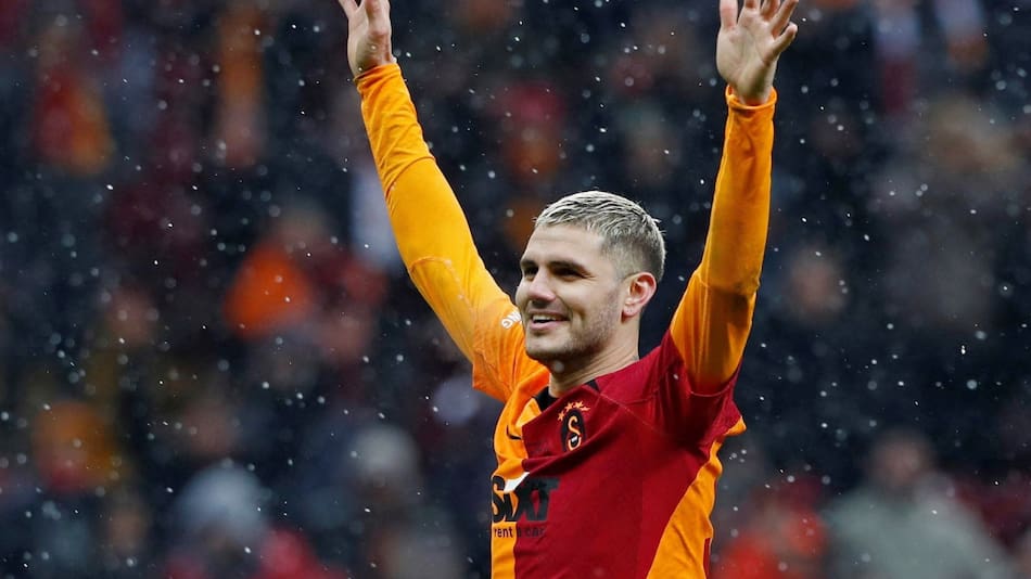 Mauro Icardi, futbolista. Foto: Reuters