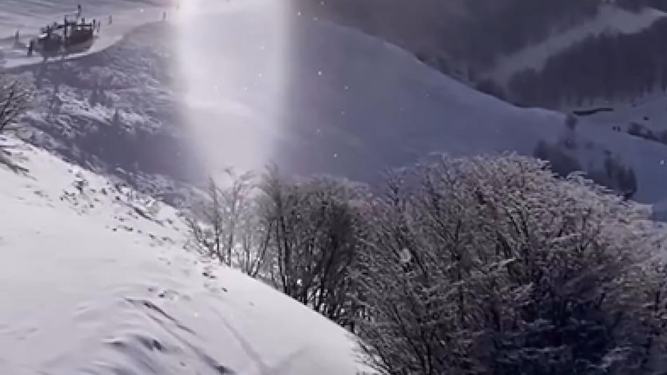 Un portal a otra dimensión en Bariloche. Foto captura.