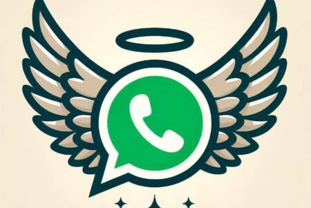 Modo "Casi Ángeles" en WhatsApp. Fuente: Captura.