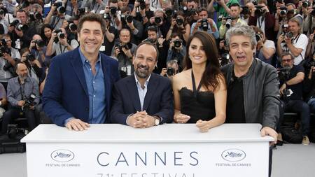 Festival de Cannes 2018 - Benicio del Toro, Penélope Cruz, Ricardo Darín y Asghar Farhadi (Reuters)