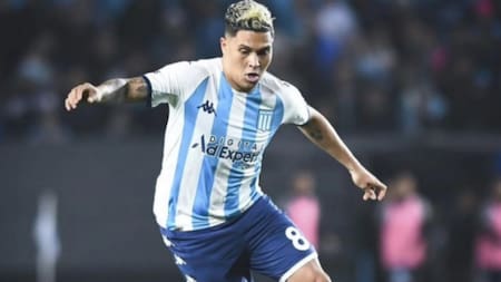 Juan Fernando Quintero, actual jugador de Racing. Foto: NA