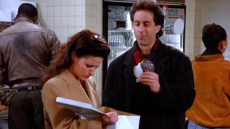 Las famosas Cookies Black and White en Seinfeld. Foto: Captura tv Seinfeld