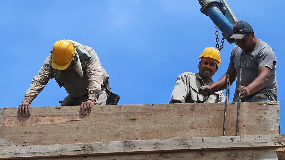 Construcción, obra en construcción, materiales para la construcción, Foto NA