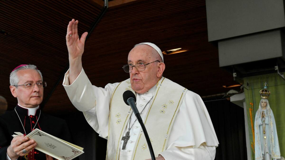 Papa Francisco en Portugal. Foto: REUTERS.