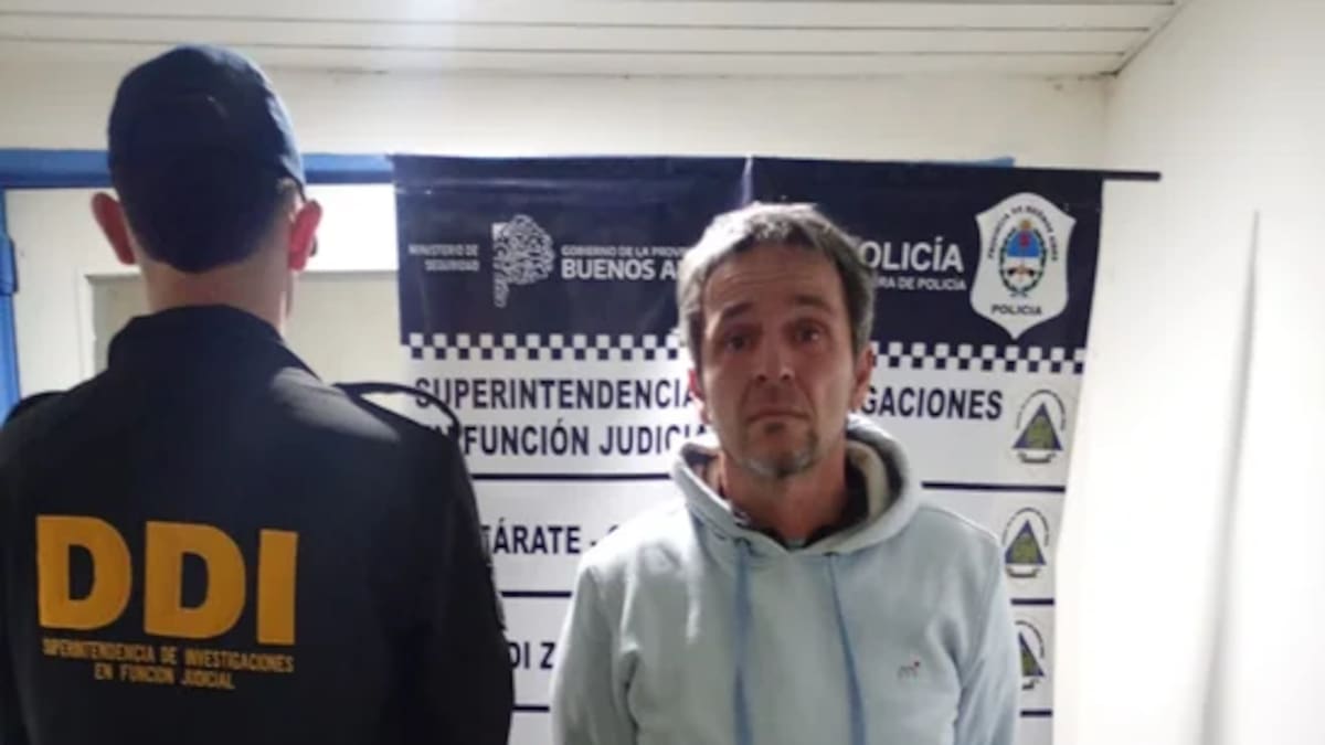 Detención de Claudio Contardi.