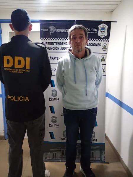 Detención de Claudio Contardi.