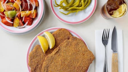 Milanesas de bife de chorizo en El Preferido de Palermo