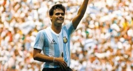 Tata Brown, futbolista. Foto: NA.