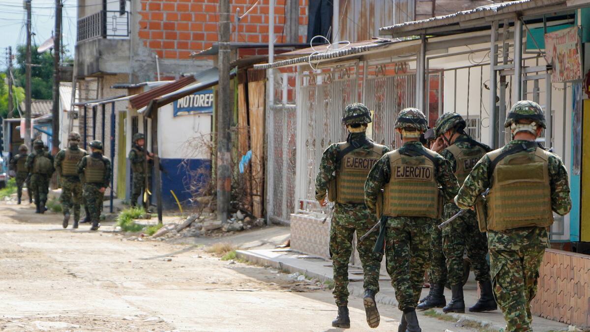 Ejército colombiano. Foto: EFE