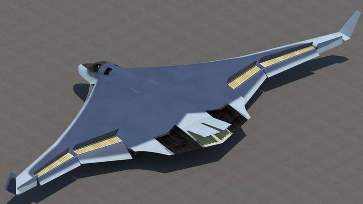 Bombardero futurista PAK-DA de Rusia