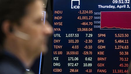 Mercados, bolsa de valores, riesgo país, Wall Street. Foto: EFE/Justin Lane