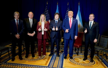 Javier Milei se reunió con Donald Trump. Foto: Presidencia