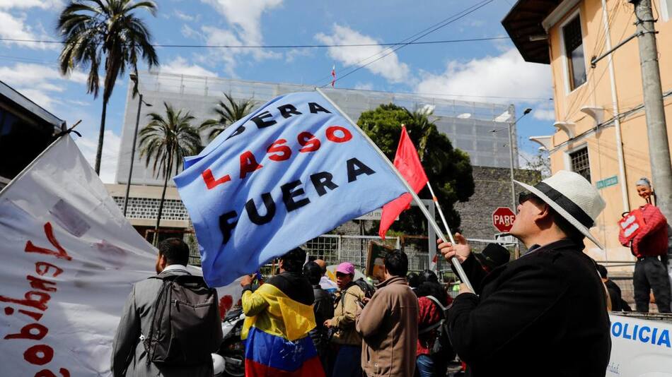 Ecuador, protestas contra Guillermo Lasso, Reuters