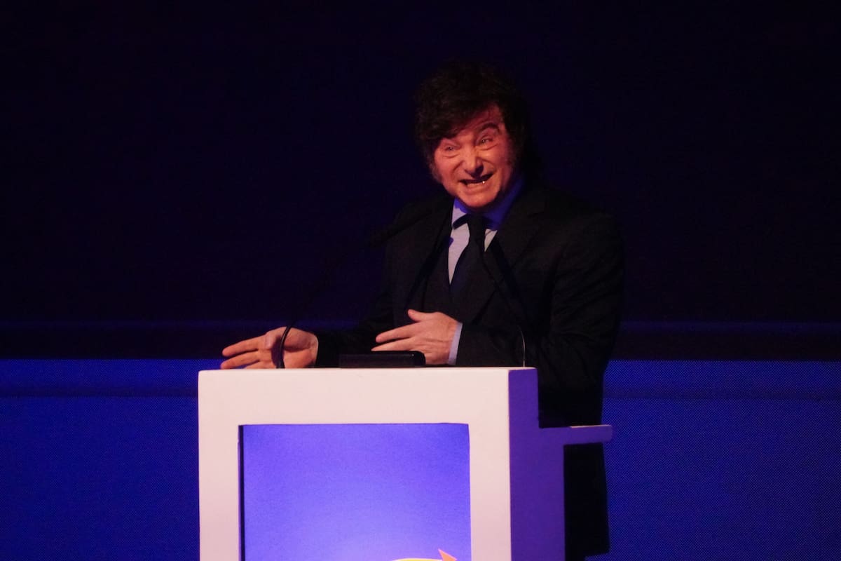 El presidente Javier Milei .