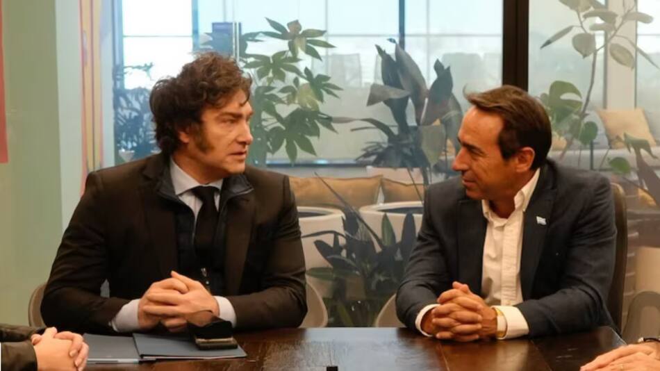 Javier Milei y Marcos Galperin.