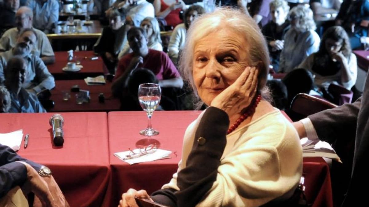 Beatriz Sarlo. Foto: NA.