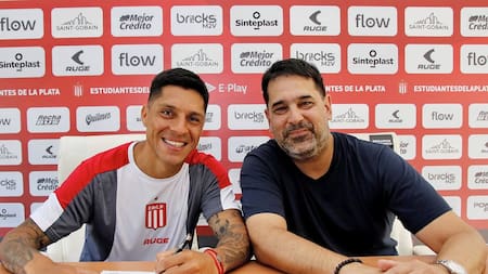 Enzo Pérez firmó contrato con Estudiantes LP. Foto: Instagram.