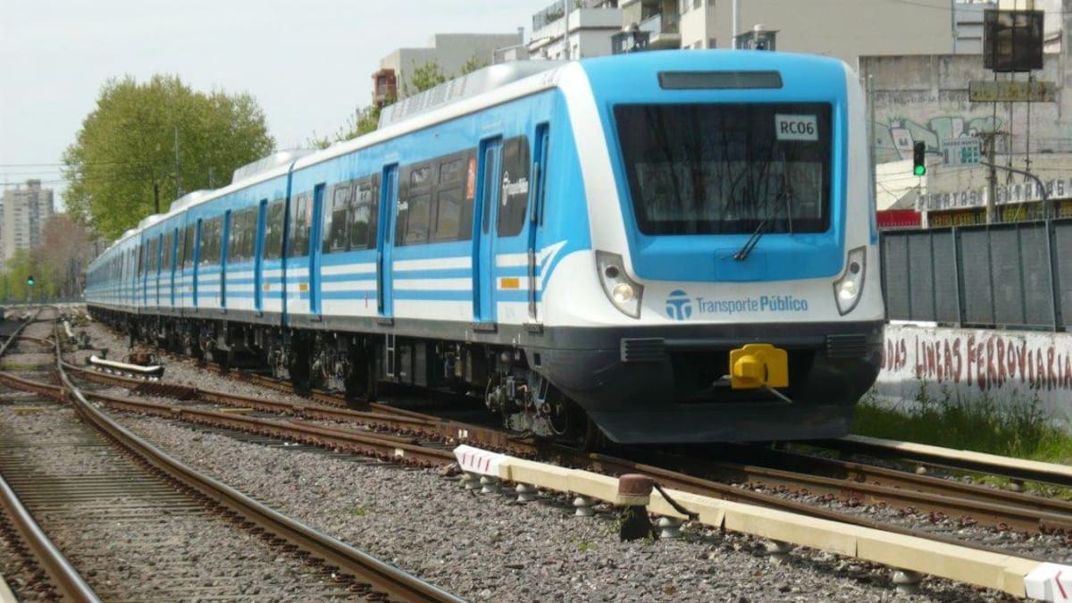 Cambian los horarios del Tren Sarmiento. Foto NA.