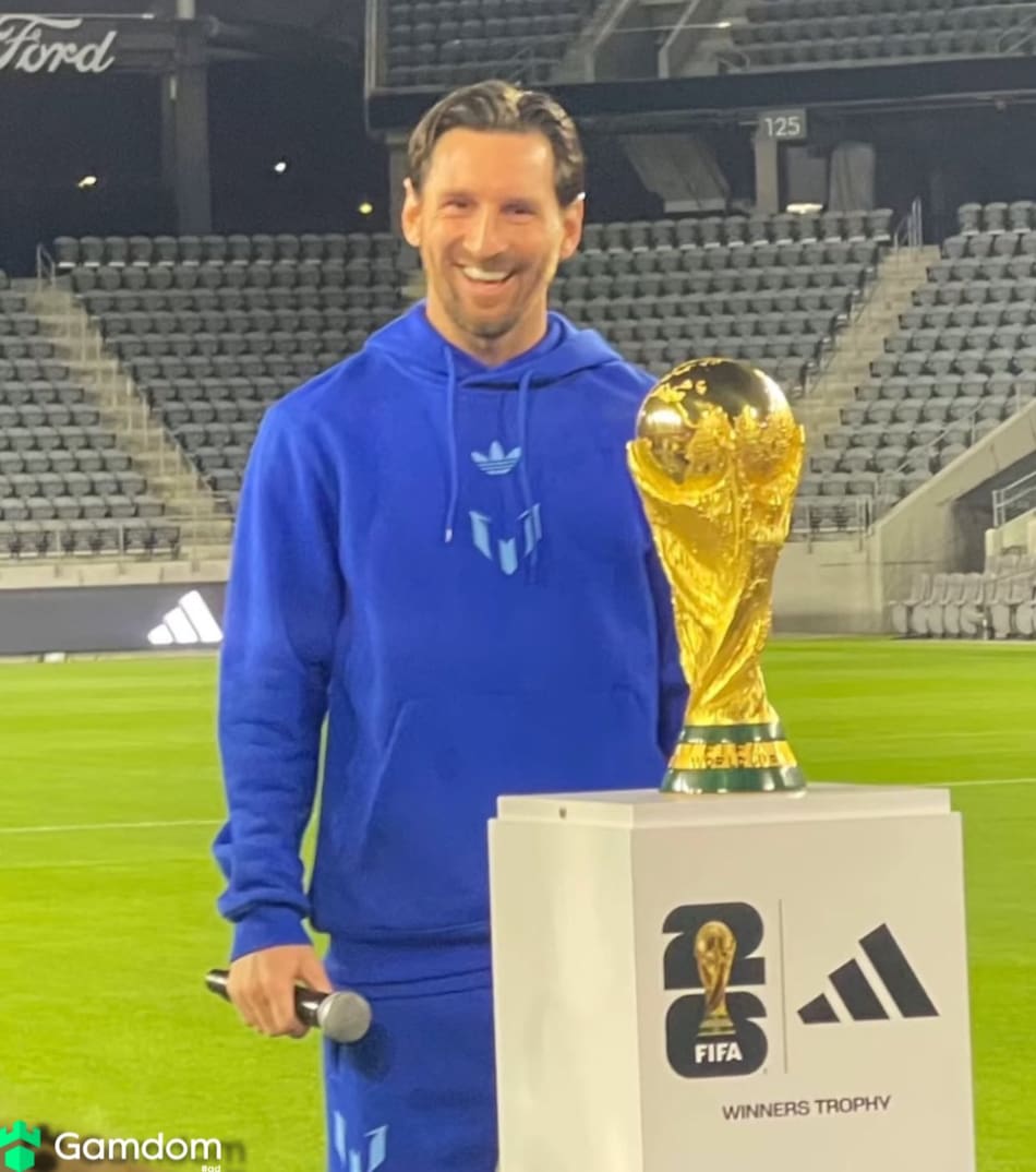 Lionel Messi y la Copa del Mundo. Foto: X @AlbicelesteTalk