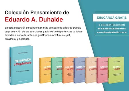 Colección Pensamiento, Eduardo Duhalde, libros
