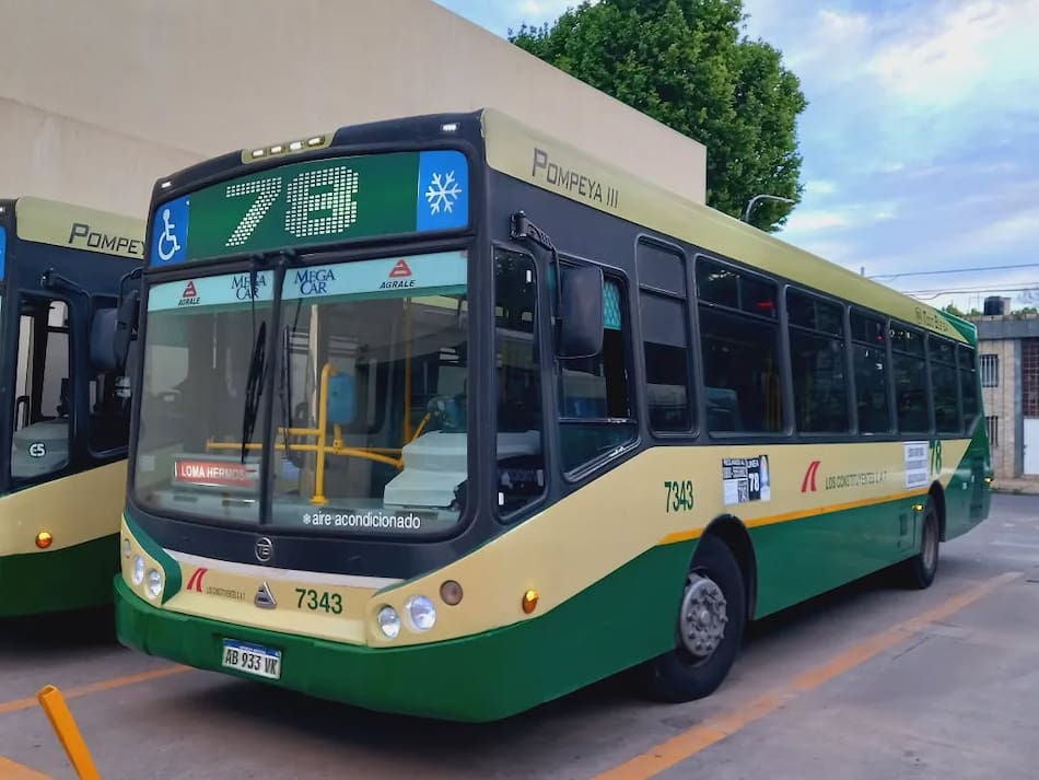 Colectivo línea 78.