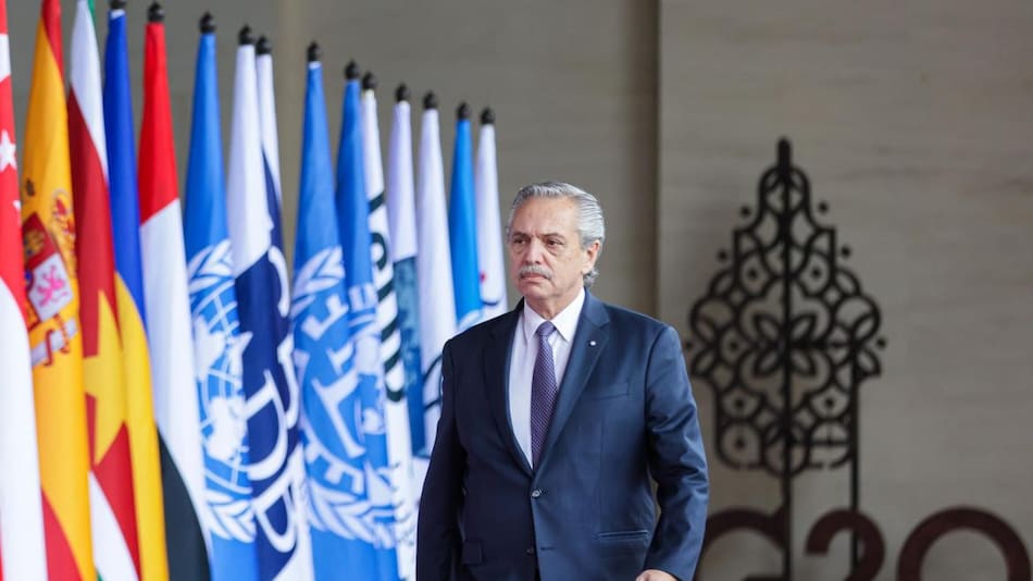 Alberto Fernández en Bali. Foto: Télam.