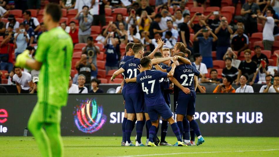 Harry Kane, amistoso de pretemporada entre Tottenham y Juventus, REUTERS