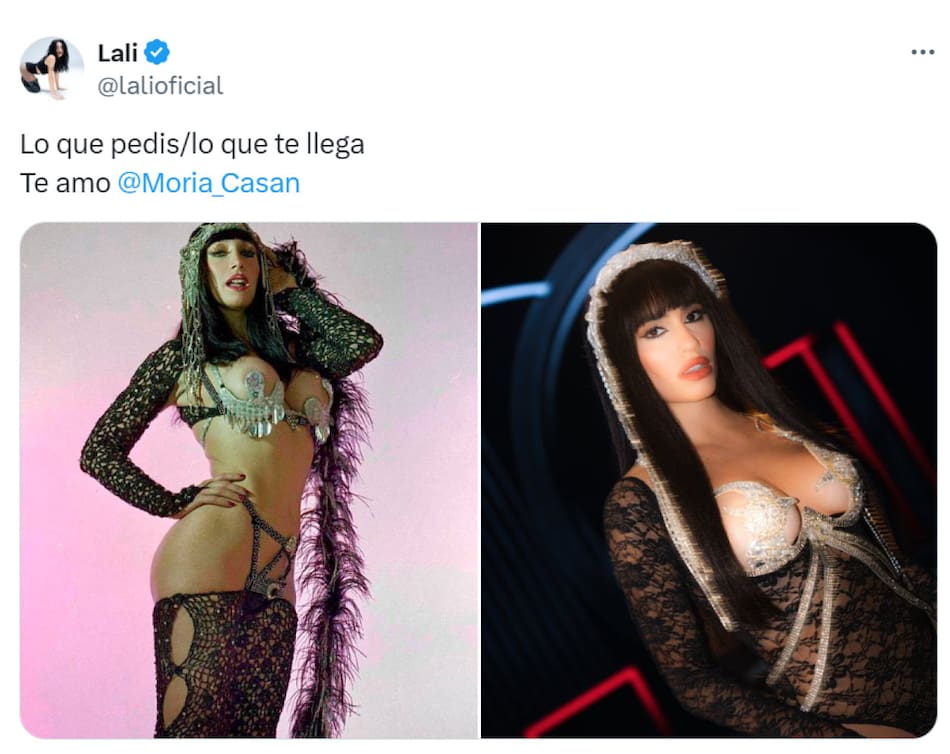 El posteo de Lali. Foto: Instagram.