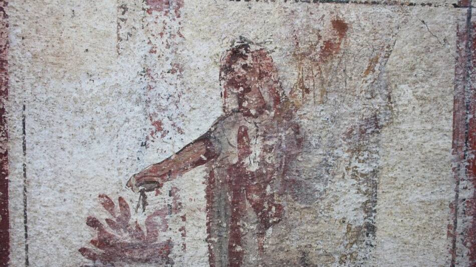 Las inscripciones figuran en el interior de la casa. Foto: Parco Archeologico di Pompei