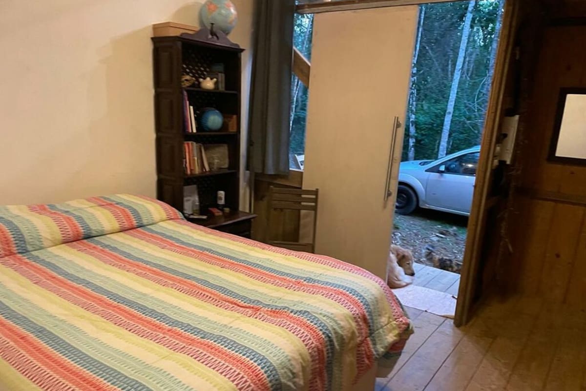 La experiencia se desarrolla en una reserva de Mata Atlántica en Iporanga, donde los participantes aprenden agroforestería, alimentación vegetariana y conservación ambiental, incluyendo el cultivo de una especie nativa en peligro de extinción.