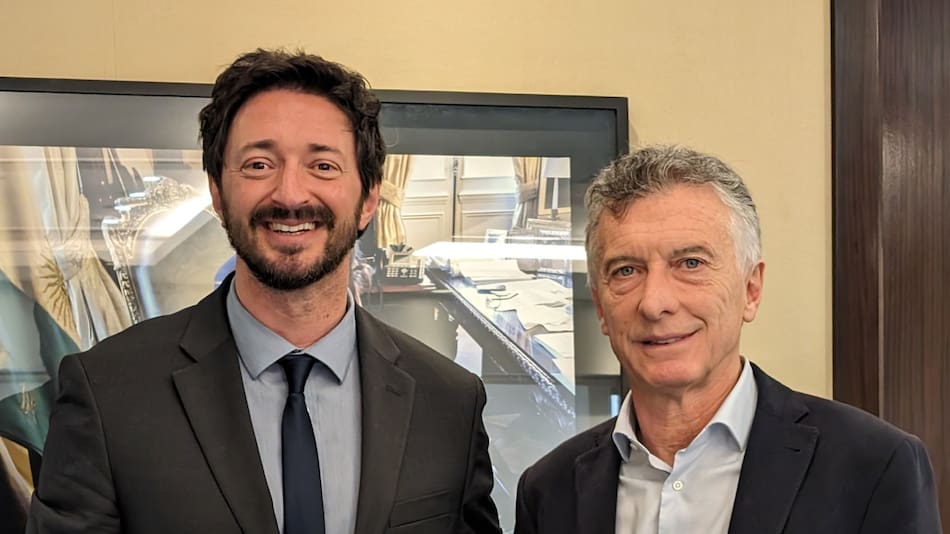 Martín Yeza respaldó a Mauricio Macri en la interna del PRO. Foto: Twitter.