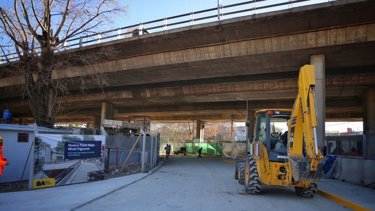 Obras entre Villa Luro y Liniers en Ciudad de Buenos Aires.