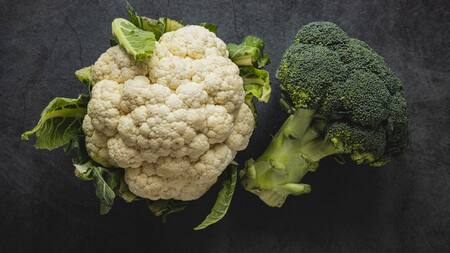 ¿Qué verdura aporta más benéficos a la salud humana, el brócoli o coliflor?. Foto: Freepik