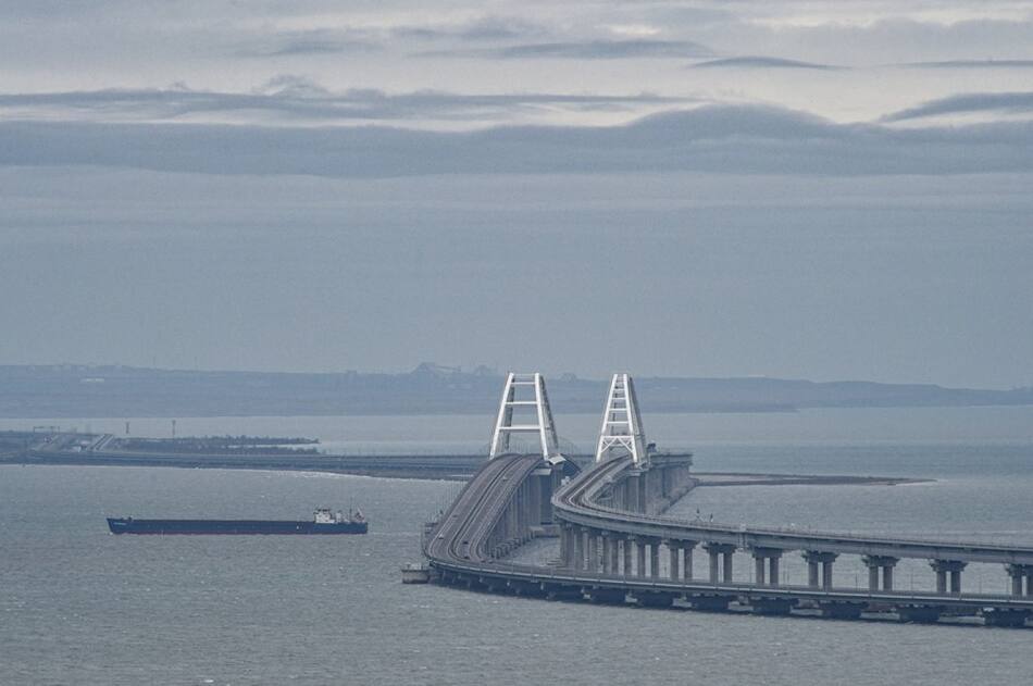 Puente en Crimea. Foto: EFE