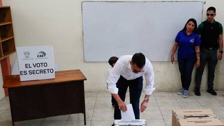 Daniel Noboa, elecciones en Ecuador. Foto: Reuters/Henry Romero