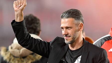 Martín Demichelis, en su último partido al frente de River. Foto: EFE.