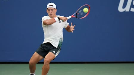 Sebastián Báez en el US Open.