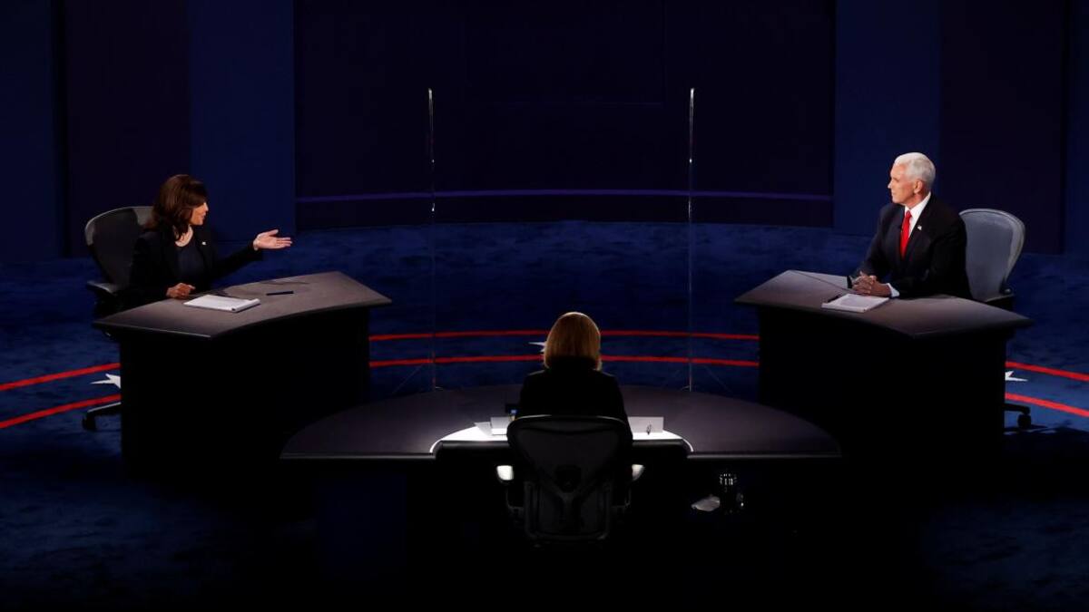 Elecciones Estados Unidos, debate candidatos a vicepresidente, Mike Pence vs Kamala Harris, REUTERS