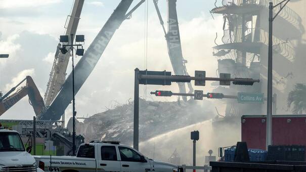 Miami: analizan si el área del derrumbe aún es zona de peligro
