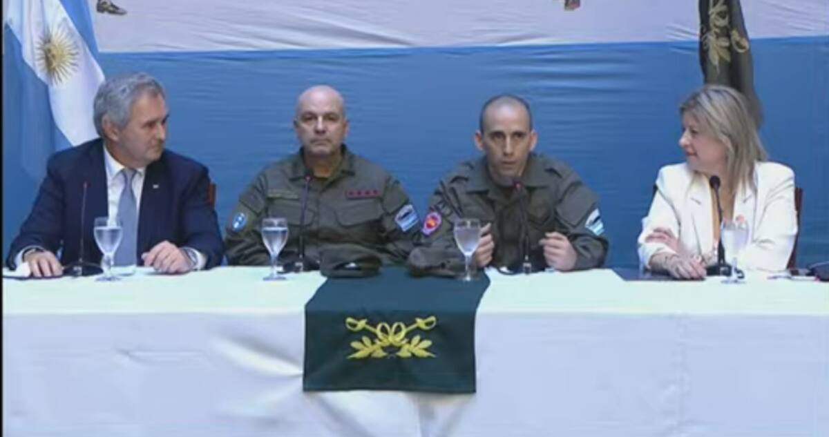 Conferencia de prensa de Nahuel Gallo.
