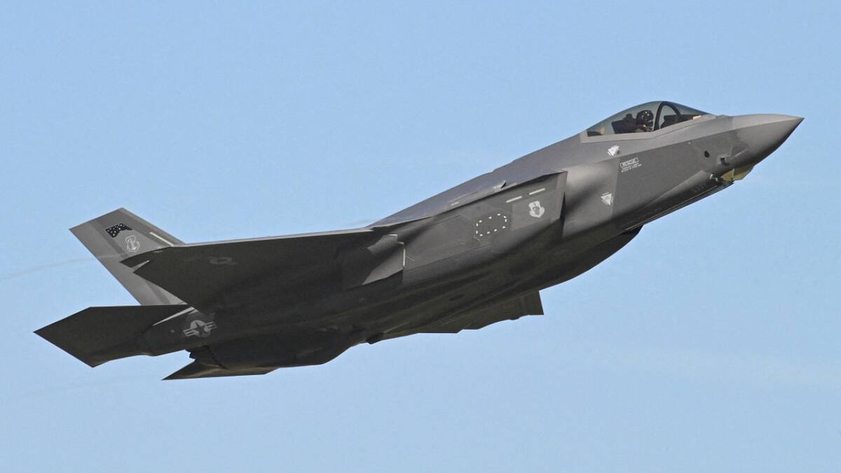 Un avión de caza F-35 desapareció en Carolina del Sur. Foto: Reuters.