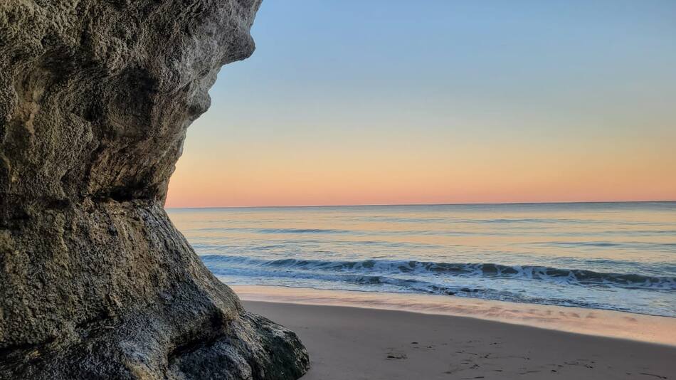 Las Grutas, balneario. Foto: Wikipedia