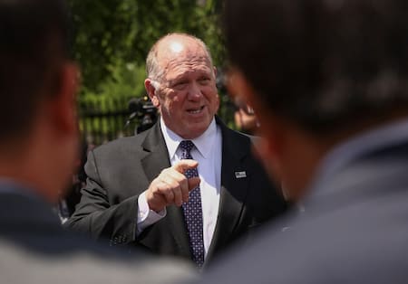 Tom Homan, el "zar de la frontera" en el Gobierno de Donald Trump. Foto: Reuters (Kevin Lamarque)