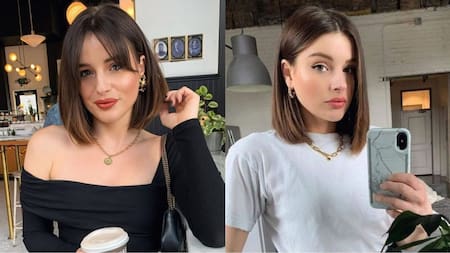 Corte carré liso. Fotos: Pinterest.