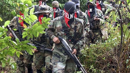 Guerrilla del Ejército de Liberación Nacional (ELN) de Colombia. Foto: Reuters.