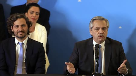 Alberto Fernández junto al Gabinete, NA